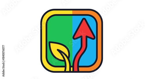 Abstract Concept Representing Growth, Progress, And Sustainable Development in Modern Times