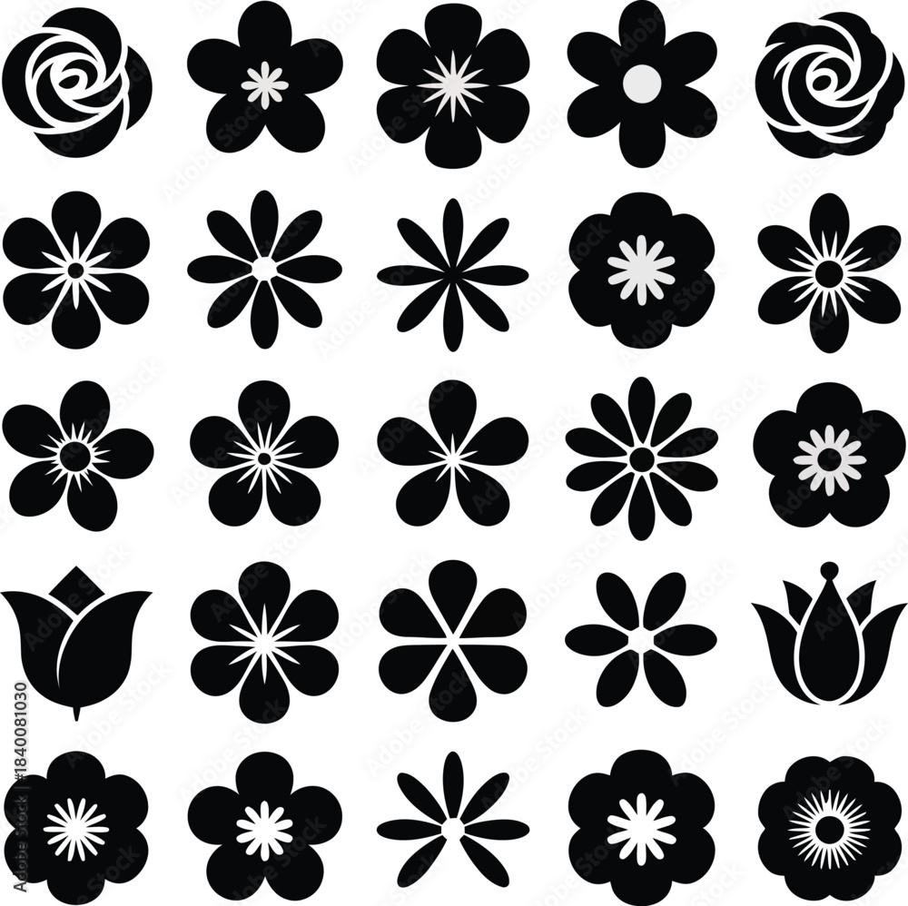 Fototapeta premium Fet of flowers