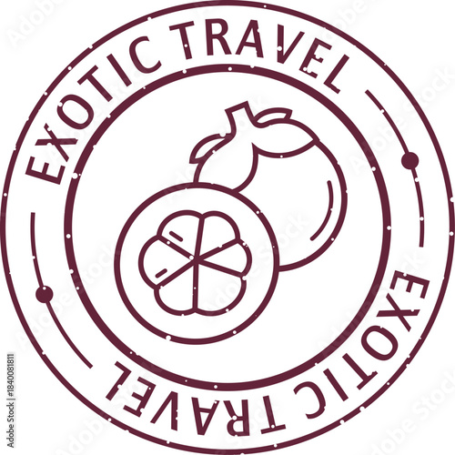 Postage Mark with Fruit