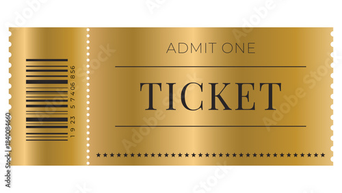 golden ticket template