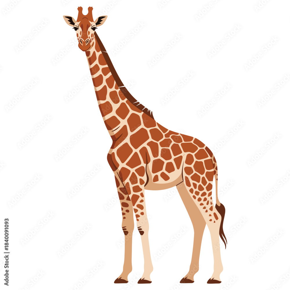 Obraz premium giraffe vector illustration