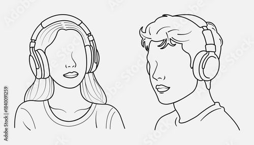 introvert with headphones