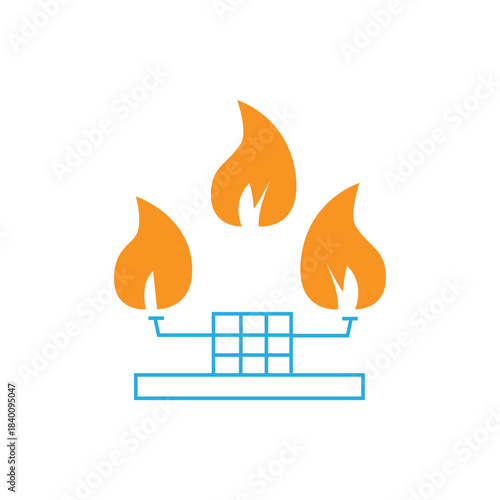 Vectorial icon for industry area