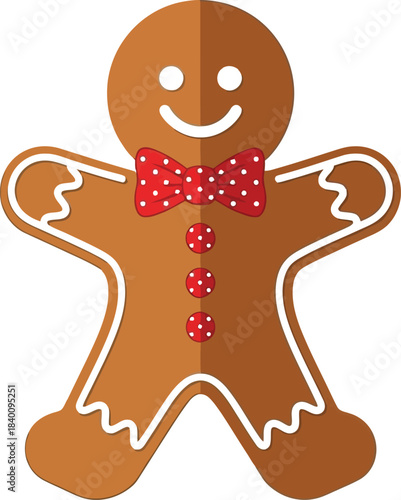 gingerbread man isolated