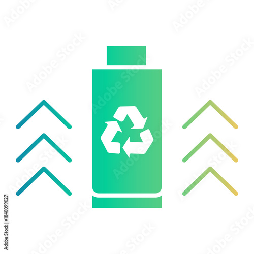 rechargeable battery Gradient icon