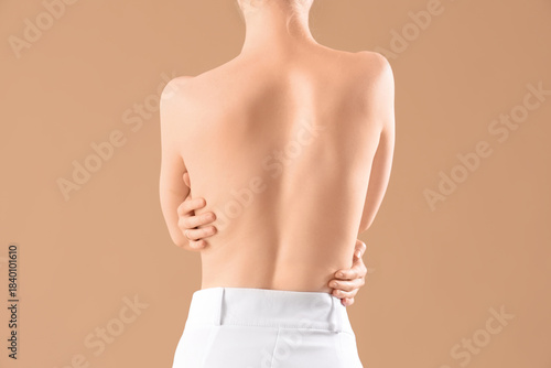 Beautiful young woman with ...