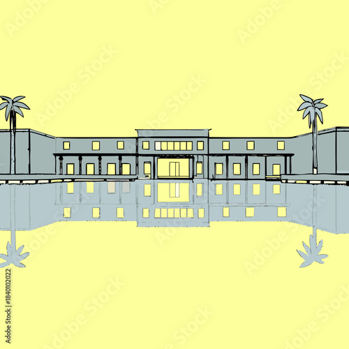 vector illustration of a city