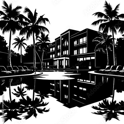 palm trees on the beach