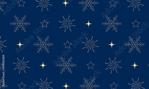 Merry Christmas and happy New Year cards collection and background, greeting card vector illustration	
