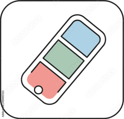 Paint Color Swatch Palette Icon