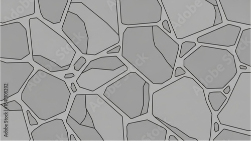 Abstract Illustration of a Gray Stone Wall Texture for Graphic Backgrounds