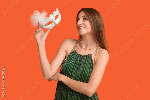 Beautiful young woman with ...