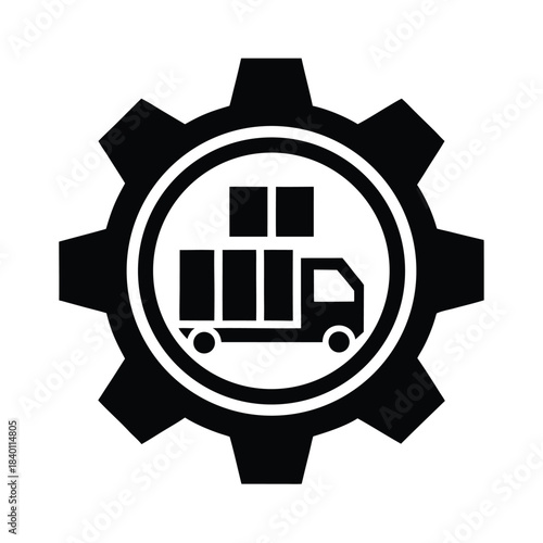Logistics Gear Icon