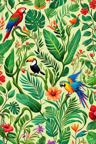 Tropical Paradise Pattern