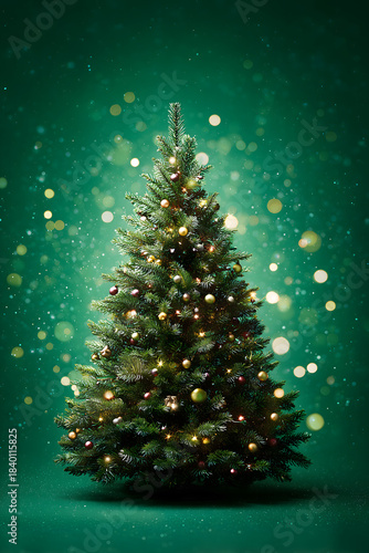 christmas tree close up 