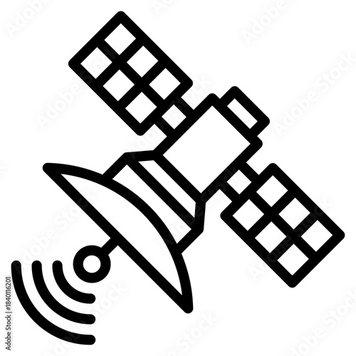 Satellite Icon Element For Design
