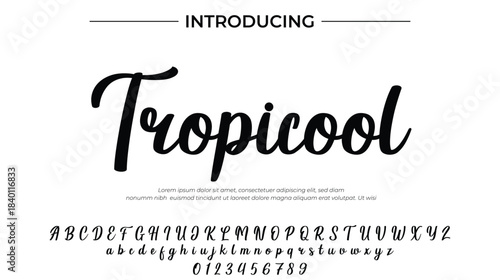 Tropicool - Elegant Script Font for Smooth Handwritten Design and Creative Typography