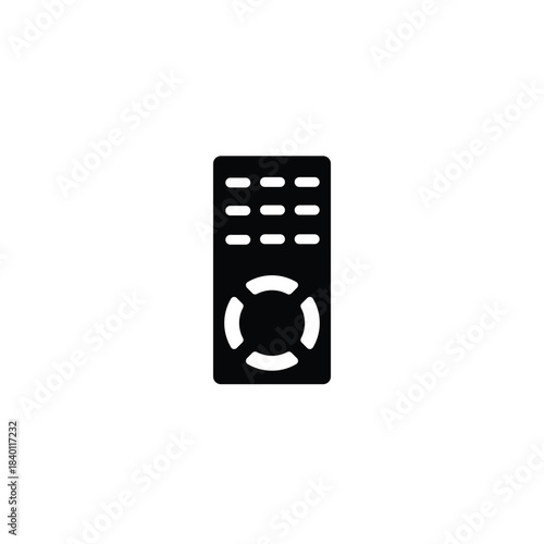TV remote electronic logo design