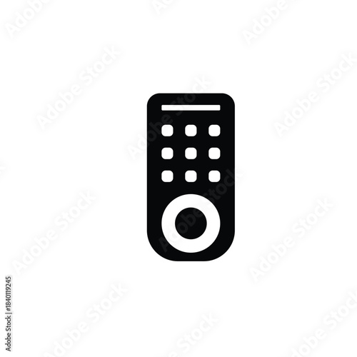 TV remote electronic logo design