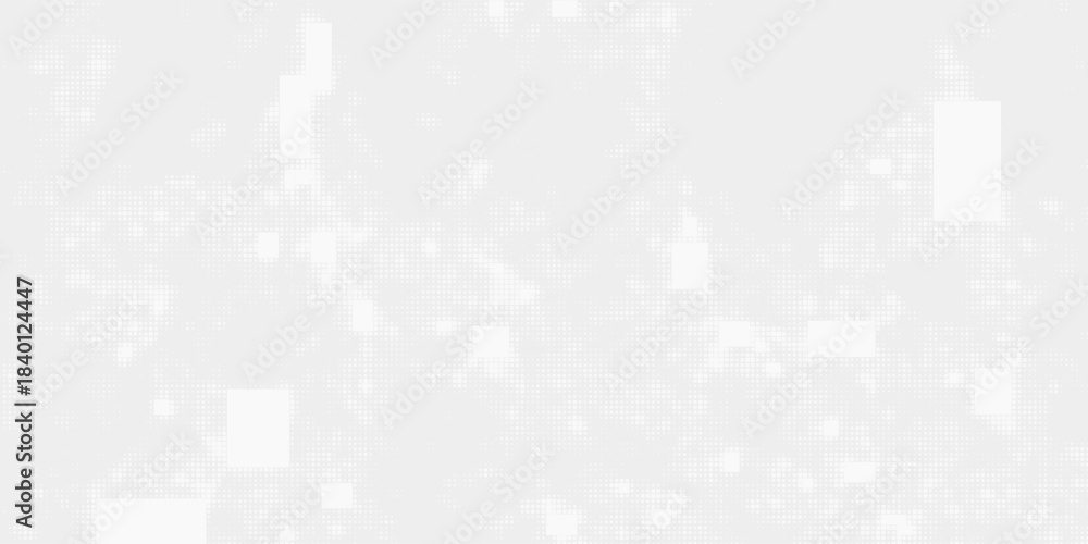 Obraz premium Vector dot white gray wave light technology texture background. Abstract big data digital concept art simple