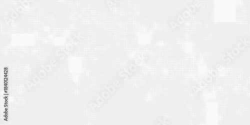 Vector dot white gray wave light technology texture background. Abstract big data digital concept art simple