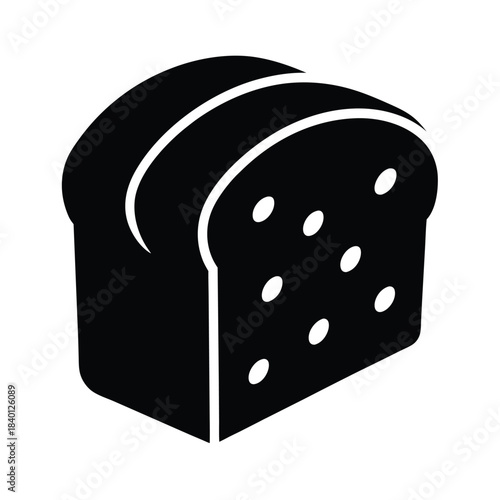 Low Carb Bread Icon Illustration