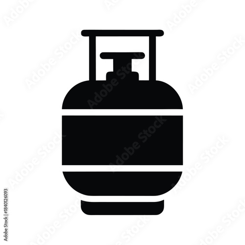 LPG Gas Cylinder Minimal Icon