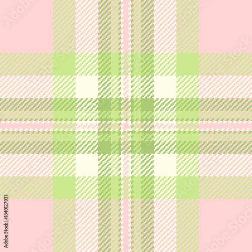 Material tartan check plaid, ceremony texture textile fabric. Creative background seamless vector pattern in light and lime colors.