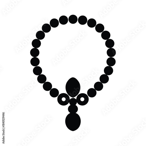 Mardi Gras Beads Festival Icon