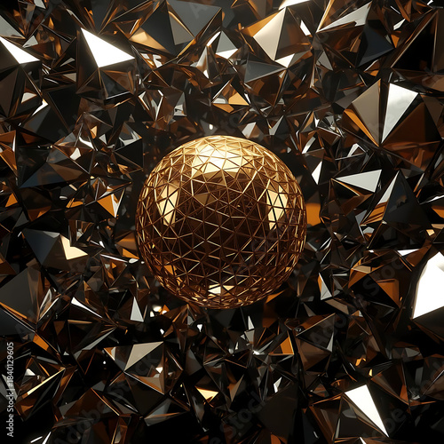 Fragmented Golden Sphere