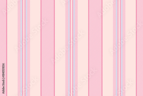 Fosy vector background seamless, knot vertical fabric texture. Torkshop textile lines pattern stripe in misty rose and pink colors.