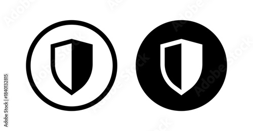 Protection icon. Shield symbol. Guard, secured sign