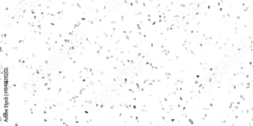 Sparse Gray Mosaic Speckle Pattern on White Background for Subtle Abstract Textures and Minimalist Design Elements