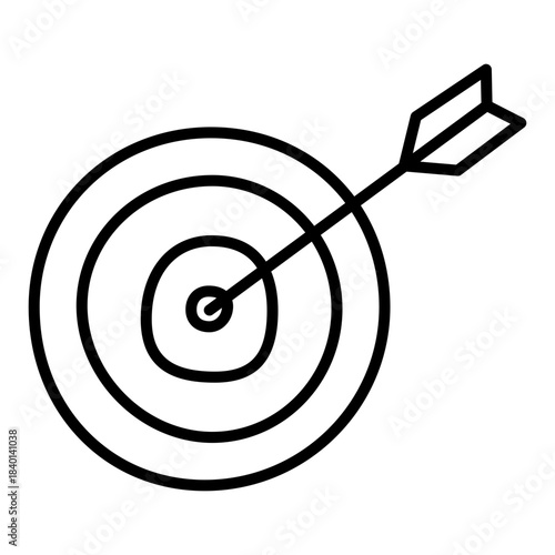 Target and Arrow Icon