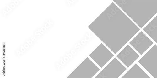 Photo mosaic gallery, right side for page mock up for presentations, brochures, or slides