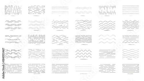 Abstract wave pattern seamless background design