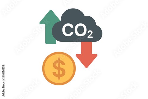Carbon dioxide emission reduction leading to economic growth and financial benefit
