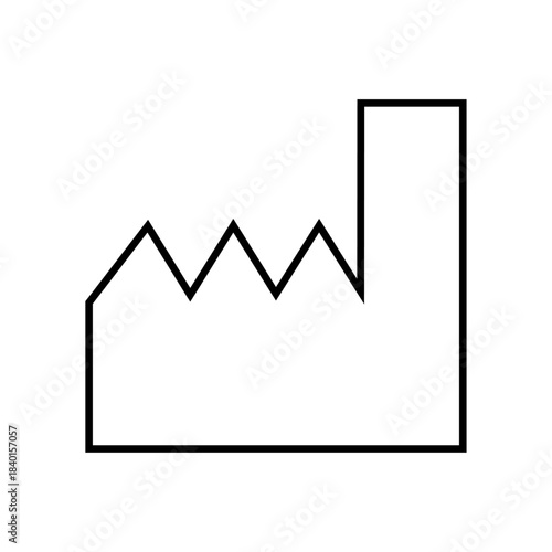 MANUFACTURER VECTOR ICON SIGN