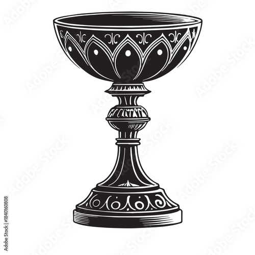 Black Burger Silhouette Vector, High Quality Illustration on White Background