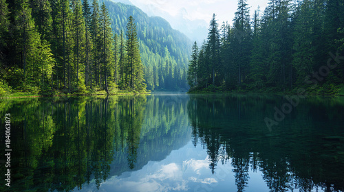 The serenity of the lake and the forest fill you with a deep sense of calm. How does this moment of stillness allow you to reflect on whatâ€™s important in your life?