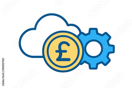 Cloud computing financial management and service configuration settings