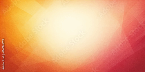 Bright artistic vector illustration of an abstract grunge background with a colorful orange and yellow gradient wave pattern and light texture decoration