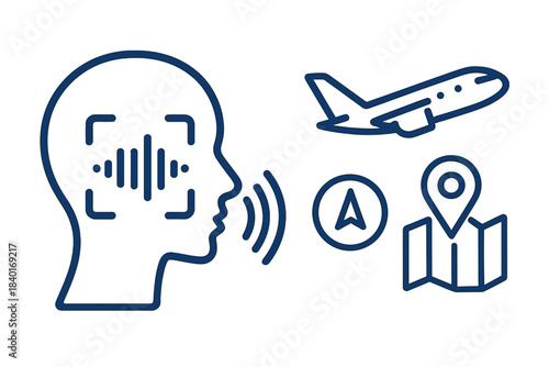 Voice recognition technology for travel booking and location navigation services