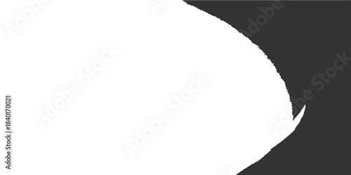 Black and white abstract background illustration with a curled paper corner design for an empty sheet or business template document