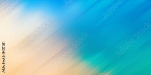 Abstract blue background with soft light rays, motion blur, and water wave texture for backdrop design illustration