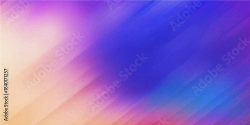 Abstract bright, colorful, soft purple and blue wave design with lines, gradient texture, and motion style for a modern wallpaper backdrop