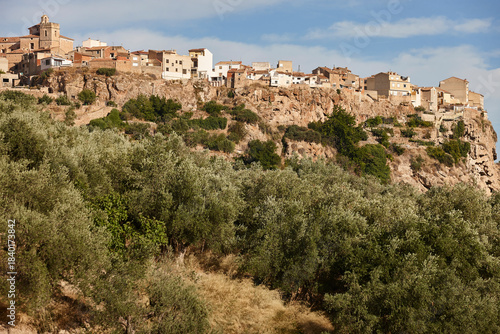 Traditional spanish village of Lietor. Albacete. Castilla La Mancha. Spain