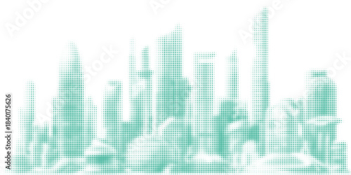 Abstract building skyscraper background, civil engineering theme