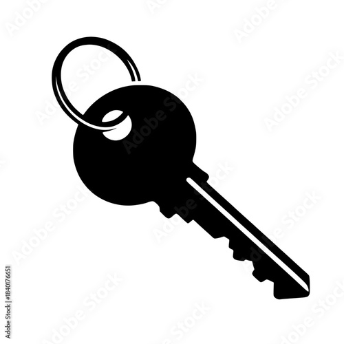 vector illustration of key