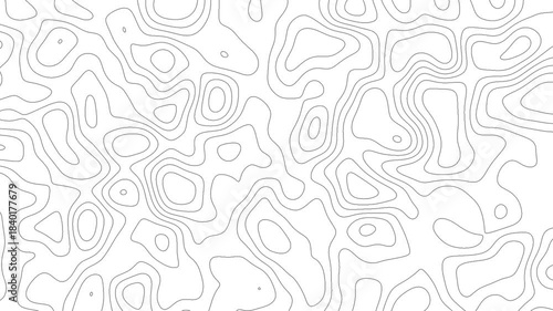 Simple abstract background in black line style on white background